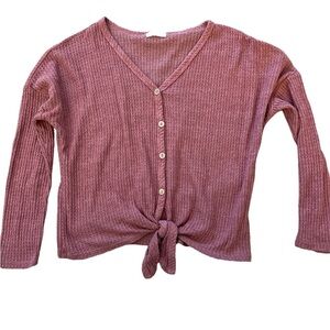 Altar’d‎ State Waffle Knit Long Sleeve Shirt | Size Small